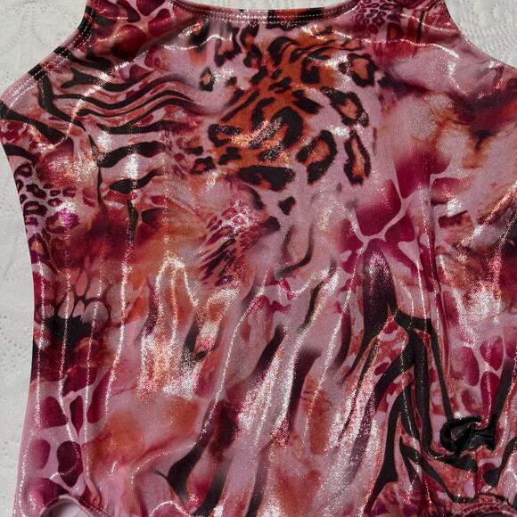 Kids Animal Print Dance Costume - Picture 5 of 6